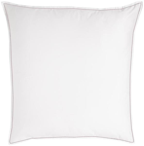 Traumschlaf Uni Kissenbezug White Collection Pico-Pico|70x90 cm| light-grey