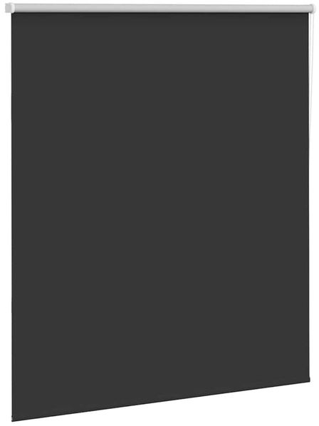 vidaXL Verdunkelungsrollo Schwarz 125x130 cm Stoffbreite 121,6 cm 4010847 Bild 3