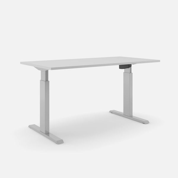 Aluforce Pro 140 M Schreibtisch - 160 , Lichtgrau