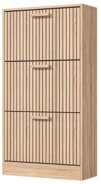 PXloue Schuhschrank Versteckter Speicher (2-St) Schuhkipper Schuhregal mit 3 Klappen Bild 4