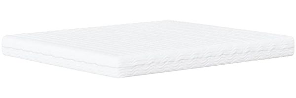 vidaXL Bett mit Matratze "Zadar" Schwarz und Weiß 160x200 cm Kunstleder 3208878 Bild 6