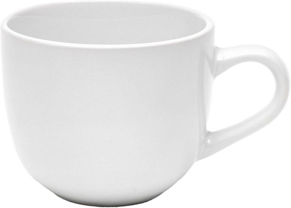 van Well Tasse Kaffee-Obertasse 200 ml Malmö, 6 Stück, 6-tlg, Steingut, spülmaschinen- und mikrowellengeeignet