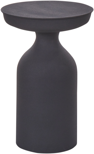 Beliani 'TENJO' Beistelltisch, Eisen / Metall schwarz, 33 x 33 x 50 cm