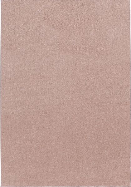 Kurzflor Teppich Alberto rechteckig - 200x290 cm - Rosa