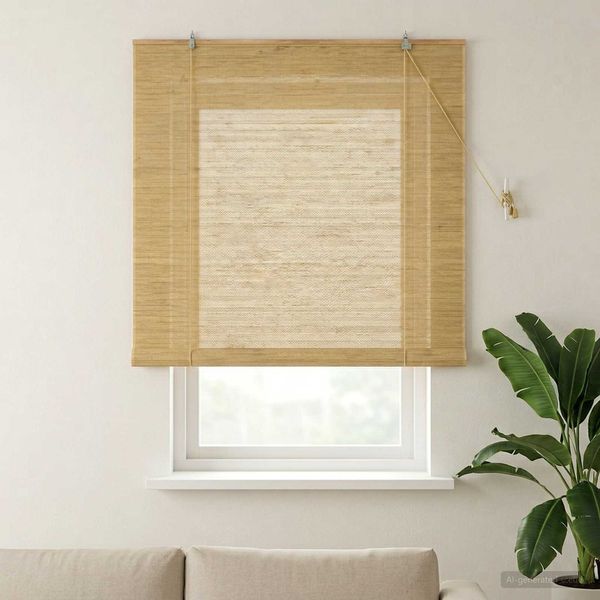 vidaXL Rollo Natur 130 x 160 cm Bambus 42040568