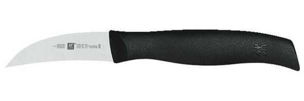 Zwilling 'Twin Grip' Schälmesser, Stahl schwarz, 6 cm