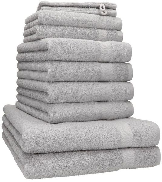 Betz Handtücher PREMIUM Handtuch-Set mit 10 Teilen, 100% Baumwolle (10-St), 4 Handtücher 50x100 cm, 2 Duschtücher 70x140 cm, 2 Gästetücher 30x50