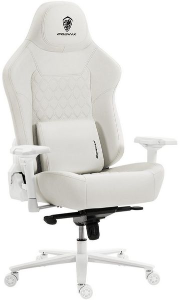 Dowinx Gaming-Stuhl Bürostuhl 200kg Belastbarkeit (Packung), Ergonomischer Chefstuhl, 4D Armlehnen, verstellbare Lendenstütze