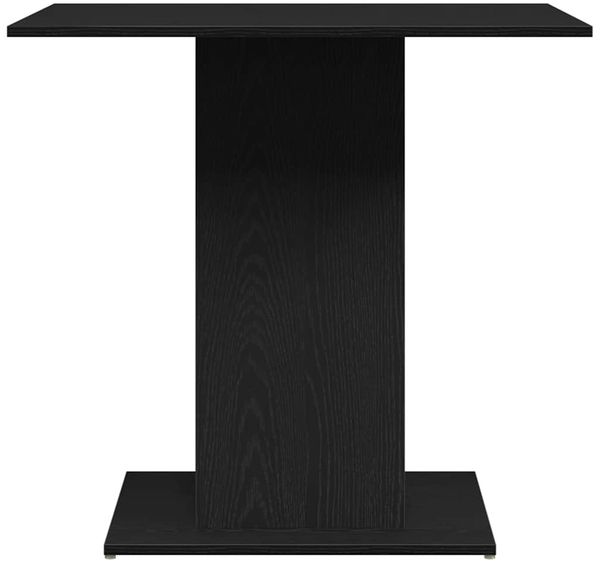 vidaXL Esstisch Schwarz Eichen-Optik 80x80x75 cm Holzwerkstoff 862408 Bild 6