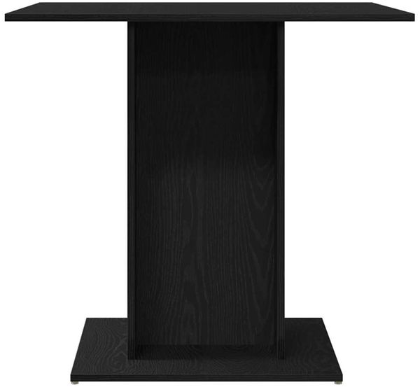vidaXL Esstisch Schwarz Eichen-Optik 80x80x75 cm Holzwerkstoff 862408 Bild 5