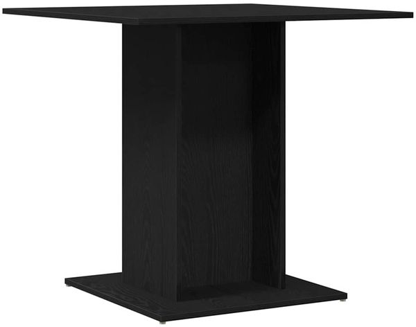 vidaXL Esstisch Schwarz Eichen-Optik 80x80x75 cm Holzwerkstoff 862408 Bild 7