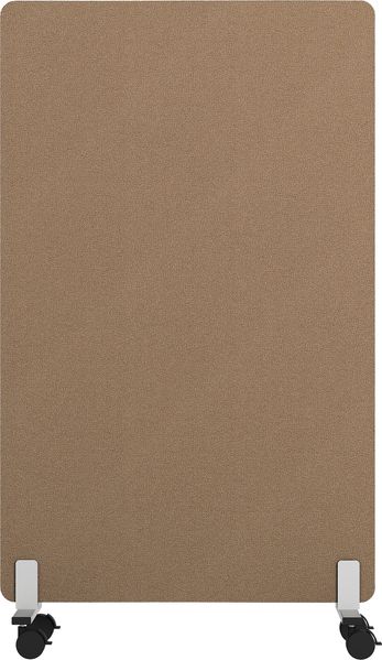 Rheinland Möbel FocusWall STWR1016 – Akustik-Stellwand 1000×1600 mm in Stofffarbe Sandstorm inkl. Rollen – Mobile Schreibtisch-Trennwand für Büro & Homeoffice – Schallschutz – Made in Germany