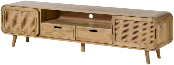 TV-Board Mango 200x40x50 natur lackiert VALENCIA #123