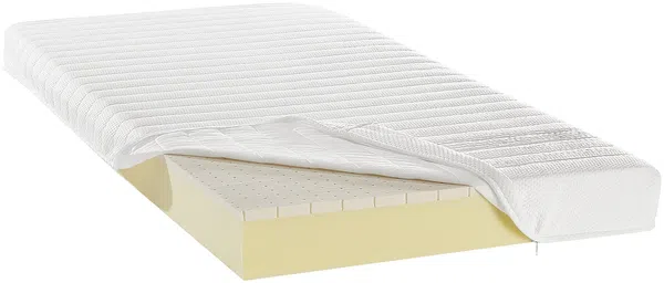 Vente-unique - ETHER Bett Holz, PlatteStoff Weiß - B 140 cm70 cm x H 35 cm14 cm x L 190 cm Bild 2