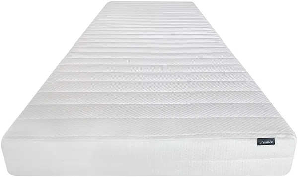 Vente-unique - ETHER Bett Holz, PlatteStoff Weiß - B 140 cm70 cm x H 35 cm14 cm x L 190 cm Bild 4