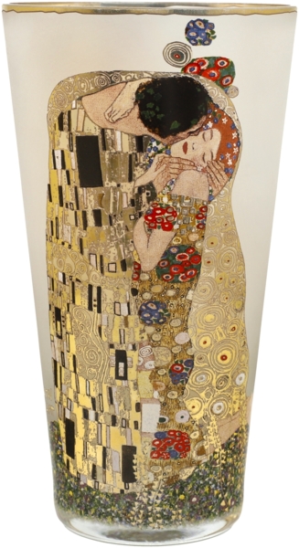 Goebel / Gustav Klimt - Der Kuss,Vase,Klimt - Kuss,11,0cm x 11,0cm x 20,0cm / Glas / 11,0cm x 11,0cm x 20,0cm Bild 2