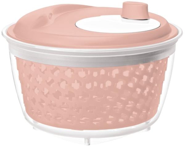 Rotho Salatschleuder FRESH 4,5 l, linnea pink