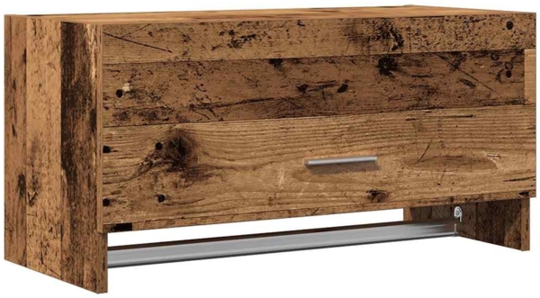 vidaXL Kleiderschrank Altholz-Optik 70x32,5x35 cm Holzwerkstoff 856618
