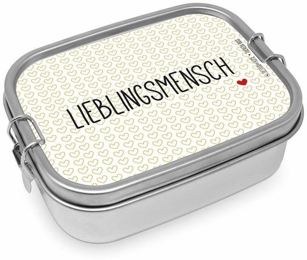 PPD Lunchbox Lieblingmensch Steel 900 ml, Edelstahl