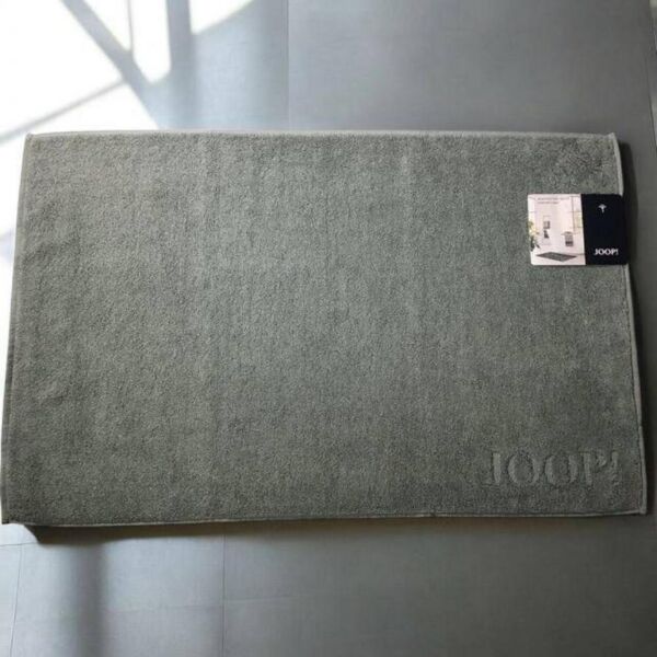 JOOP! Badematte Selection Uni Salbei, 100% Baumwolle, Rechteckig