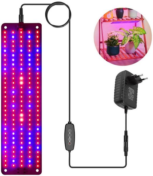 MUPOO Vollspektrum LED Wachstumslampe Vollspektrum LED Pflanzenlicht,Dimmbar,Timing- & Speicher Grow Lampe, für Marihuana,Blumen,Obst