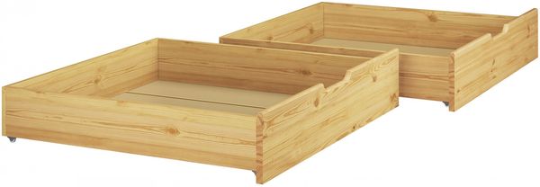 Erst-Holz Etagenbett Kiefer 90x200 cm, natur Bild 4