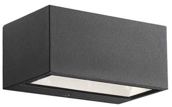 Nordlux Nene Wandleuchte Außen IP54 LED 480lm schwarz eckig
