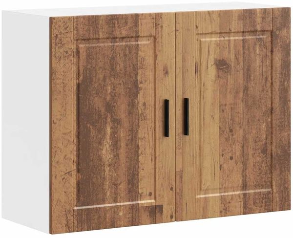 vidaXL Küchen-Hängeschrank Porto Altholz-Optik Holzwerkstoff 854075 Bild 2
