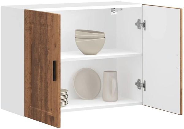 vidaXL Küchen-Hängeschrank Porto Altholz-Optik Holzwerkstoff 854075