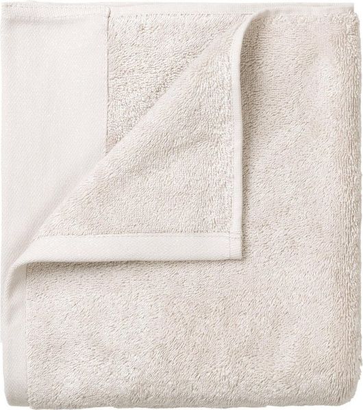 blomus Handtuch RIVA Gästehandtuch 4er Set Gästetuch Handtuch Baumwolle moonbeam 30 x, Frottee (4-St), 100% Baumwolle