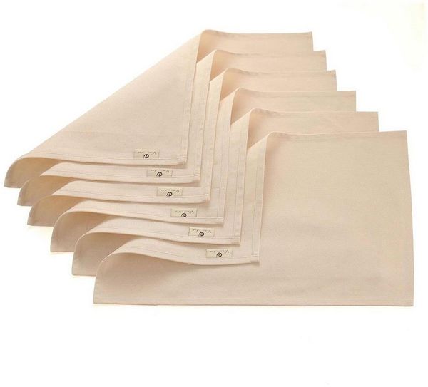 Vivi Idee Platzset 4er/6er Premium 100% Baumwolle Tischsets Platzdeckchen Stoff, (6-St), abwaschbar, Handgenäht, 52x33cm