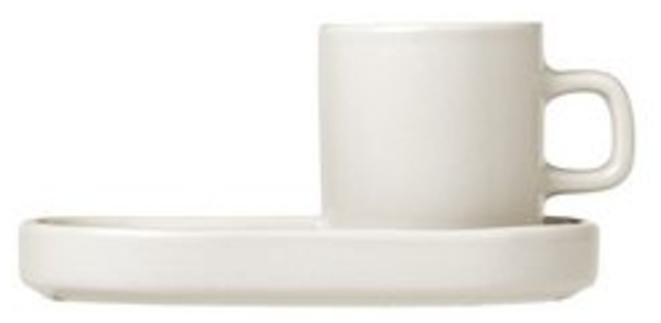 blomus Espressotasse PILAR, Keramik, 2 Tassen, 2 Untertassen Bild 6