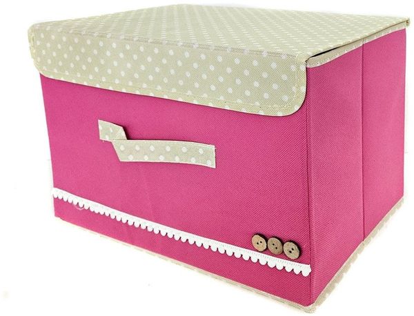 Yudu Aufbewahrungsbox Textil-Organizer Aufbewahrungsbox Box mit Klappdeckel