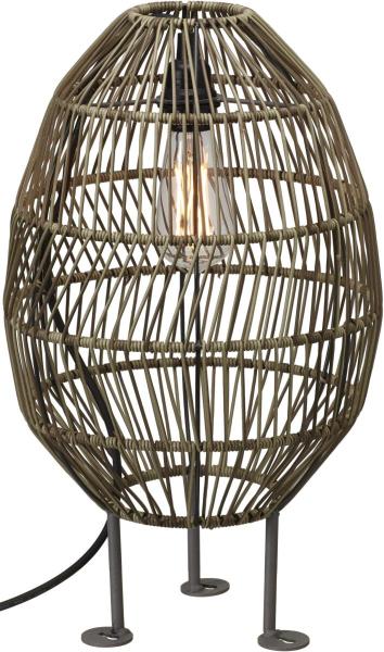 PR Home 6450-2503 Hanoi Outdoor Stehleuchte Polyrattan natur 50cm