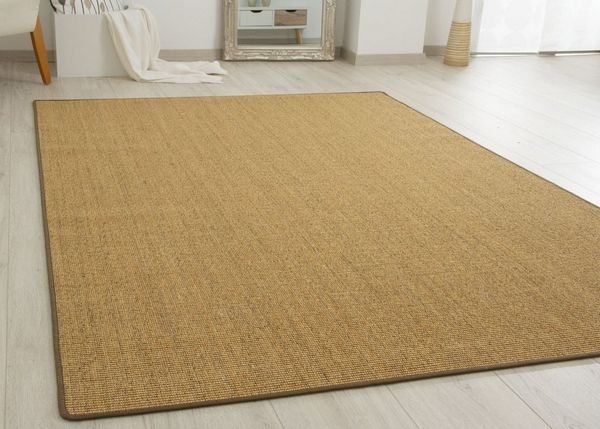 Sisal Teppich Acapulco - gekettelt, Farbe: kork, Größe: 80x250 cm