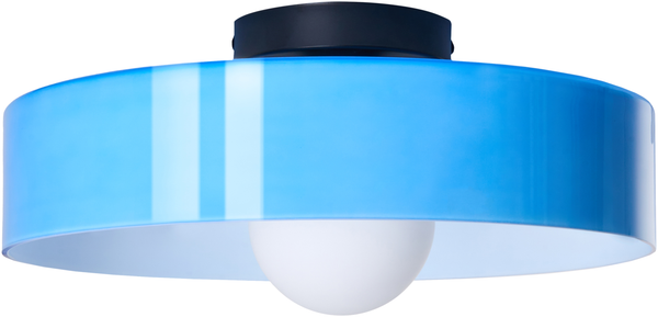 Deckenlampe LUGUSE Glas Blau