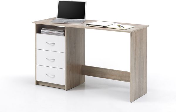 Schreibtisch >Mack< (B/H/T 123 x 76 x 50 cm) in Sonoma-Eiche - 123x76x50 (BxHxT) Bild 8
