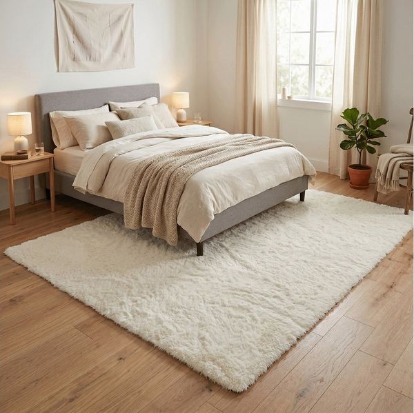 Pergamon Hochflor-Teppich Hochflor Shaggy Teppich Fluffy, Rechteckig, Höhe: 40 mm