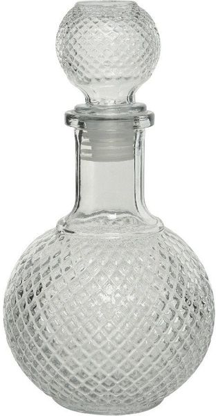 Kaemingk Glasflasche rund Ø 12,5 x 25 cm