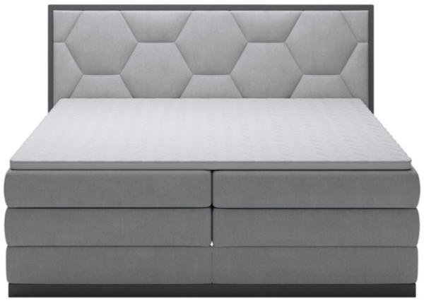 99rooms Galizia Boxspringbett Kunstleder MADRYT Hellbraun 180x200 cm Bonell-Federung Bonell-Federung Bild 3