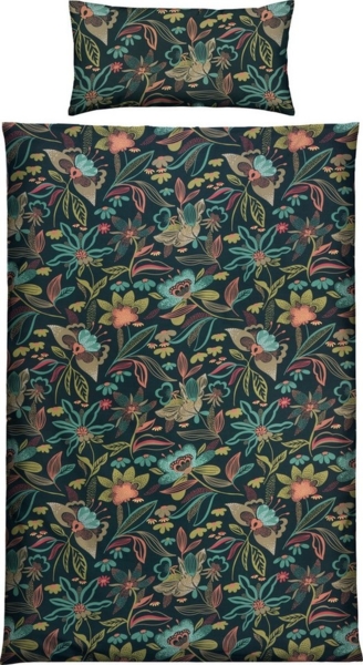 REDBEST Bettwäsche Bettwäsche, Mako-Satin, Satin Blumen