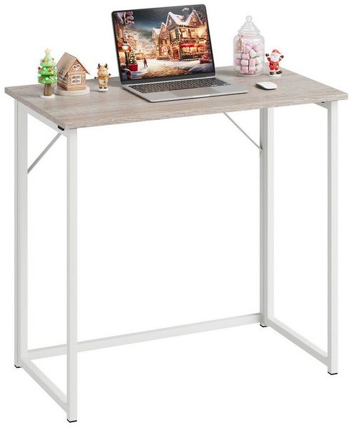 NAIMP Klapptisch Schreibtisch faltbar Computertisch PC Tisch Bürotisch für Homeoffice
