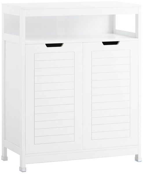 SoBuy BZR121-W Badunterschrank, MDF, Lackiert, Weiß, 70 x 90 x 35 cm