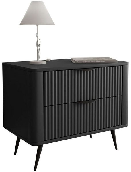 Lookway Nachttisch SCARLETT 2S mit Schubladen (1x Nachttisch), Breite: 63 cm