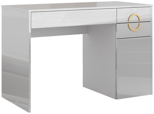 Schminktisch Adela Weiß 115 cm mit 3 Schubladen Vicco