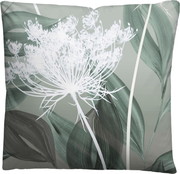 biberna Feinbiber Bettwäsche 0004100 BLÄTTERRANKE, fichte, 1x 155x220 cm + 1x 80x80 cm Bild 3