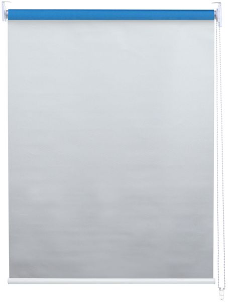 Rollo HWC-D52, Fensterrollo Seitenzugrollo Jalousie, 80x230 cm Sonnenschutz Verdunkelung blickdicht ~ blau Bild 3