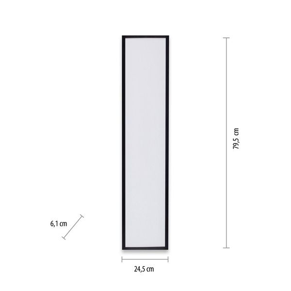 Leuchten Direkt 14741-18 FLAT LED Deckenleuchte schwarz 80x25cm 3000K Bild 7