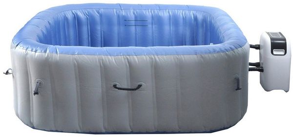 MCW Whirlpool MCW-N97-PE-198, aufblasbar, Innen- und Außenbereich, Hohe Formbeständigkeit, Platz für 6 Personen
