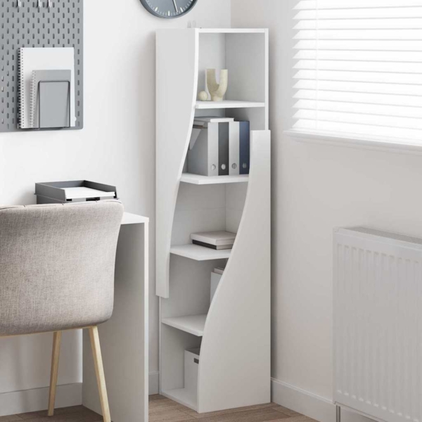 vidaXL Eckschrank Weiß 32 x 32 x 140 cm Holzwerkstoff 889875 Bild 3